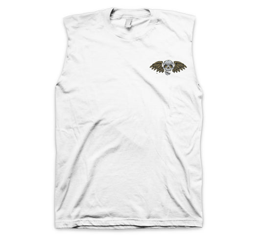 STS RockStar Muscle Tee White