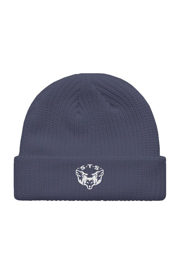 STS Logo Fisherman Beanie Navy