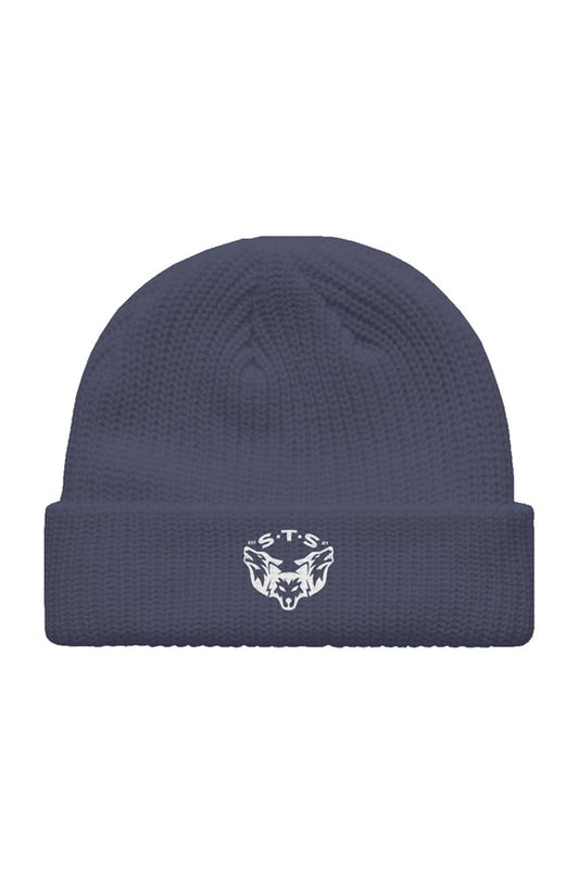 STS Logo Fisherman Beanie Navy