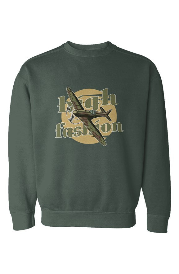 High Fashion Sweatshirt Dark Green