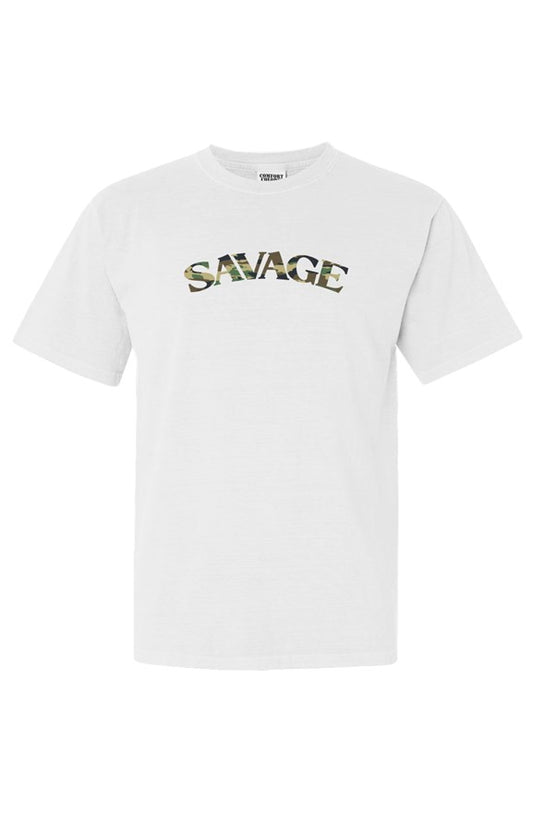 Savage Heavyweight T Shirt White